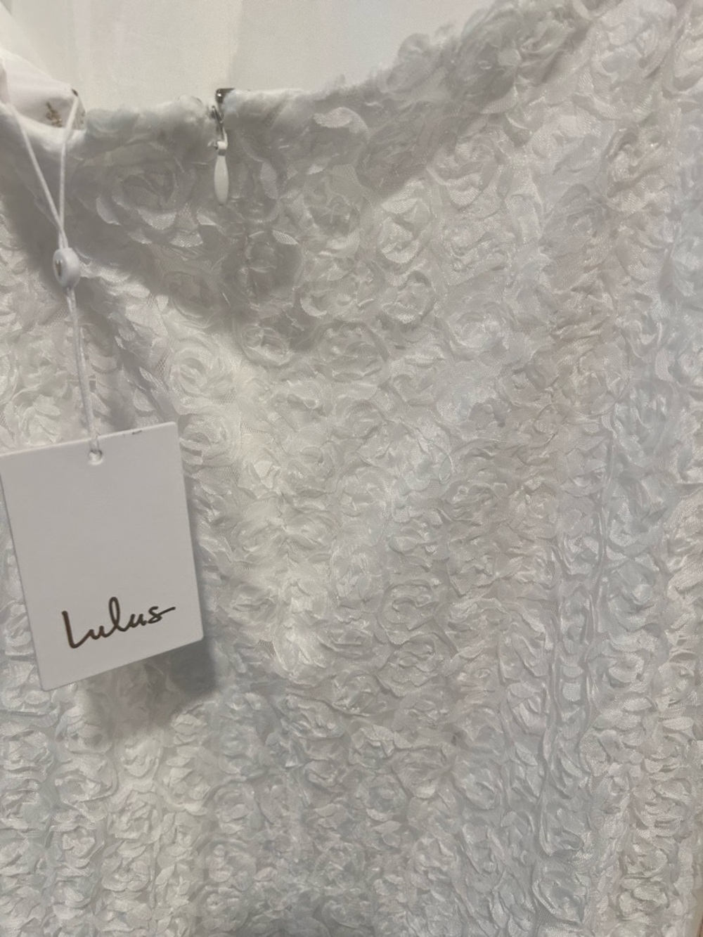 Lulu's White Halter Textured Maxi Dress - Picture 10 of 12